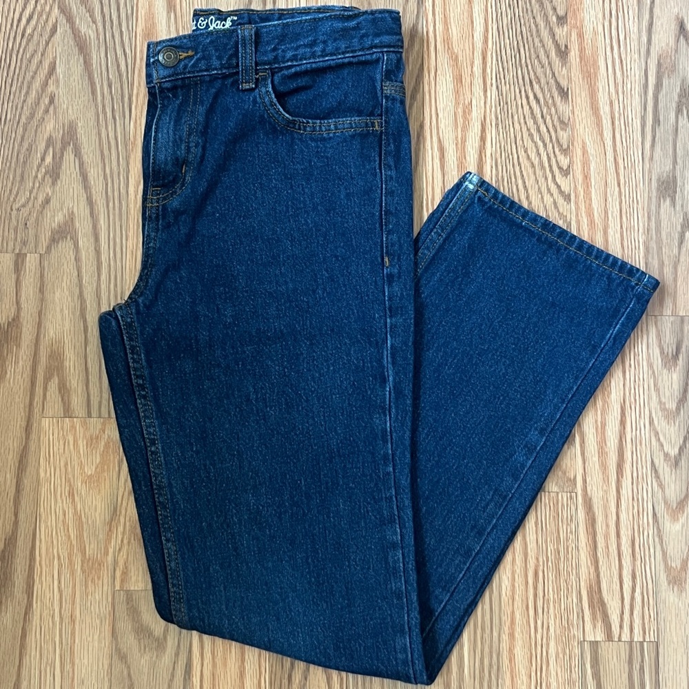 Cat & Jack Relaxed Straight Jeans Size 14